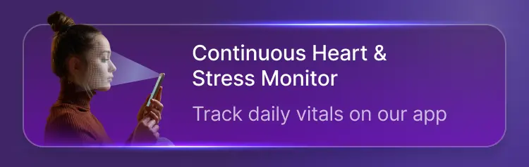 Continuous Heart & Stress Monitoring